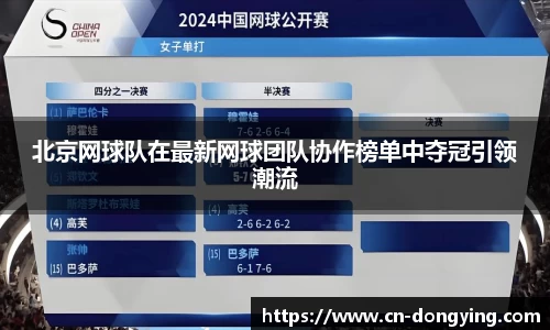 北京网球队在最新网球团队协作榜单中夺冠引领潮流